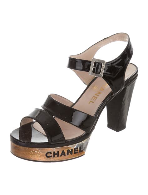 chanel platform sandals 2012